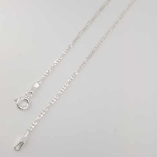 CH22 Figaro chain 45cm 2mm 925 Sterling Silver