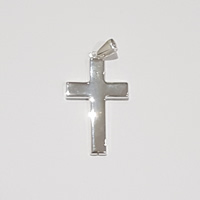 Sterling Silver Cross Plain CR04