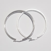 925 Sterling Silver Large Hoop Earings