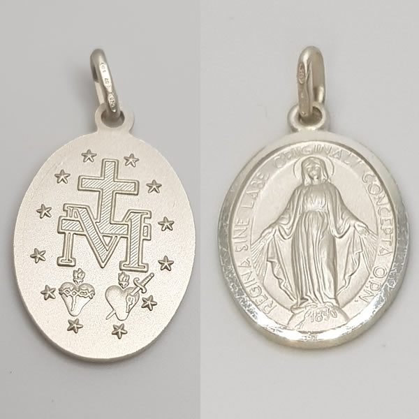 P35 Saint Marry Pendant 925 Sterling Silver